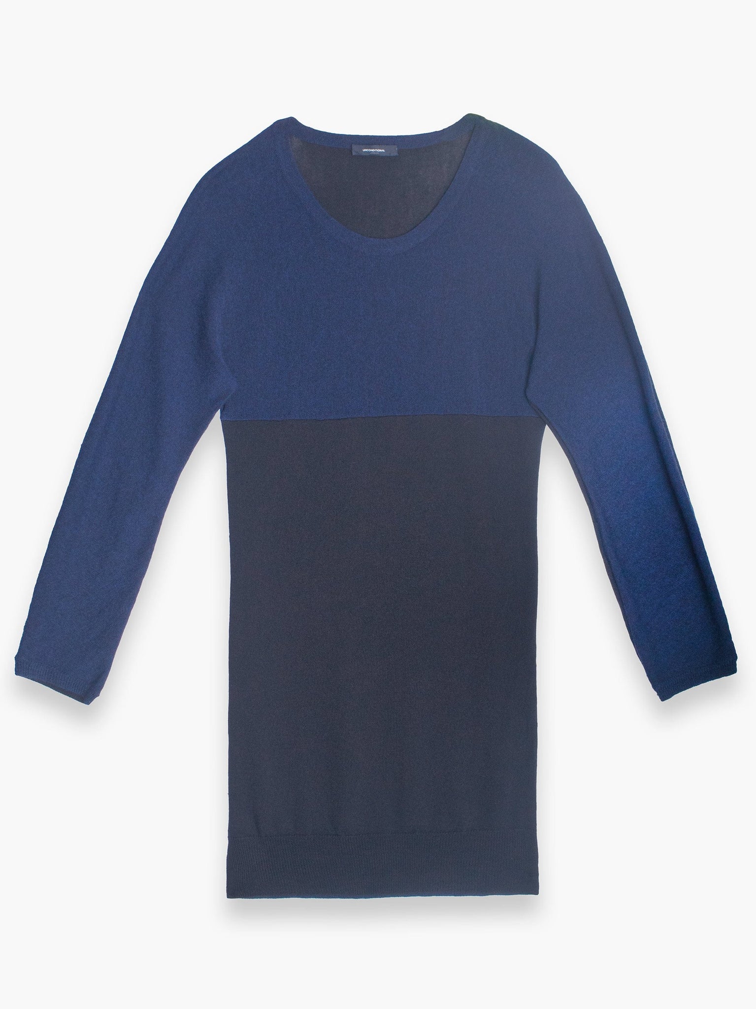 Black And Blue Merino Wool Jumper
