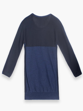 Black And Blue Merino Wool Jumper