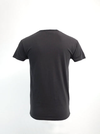 Black and Grey V-Neck T-Shirt