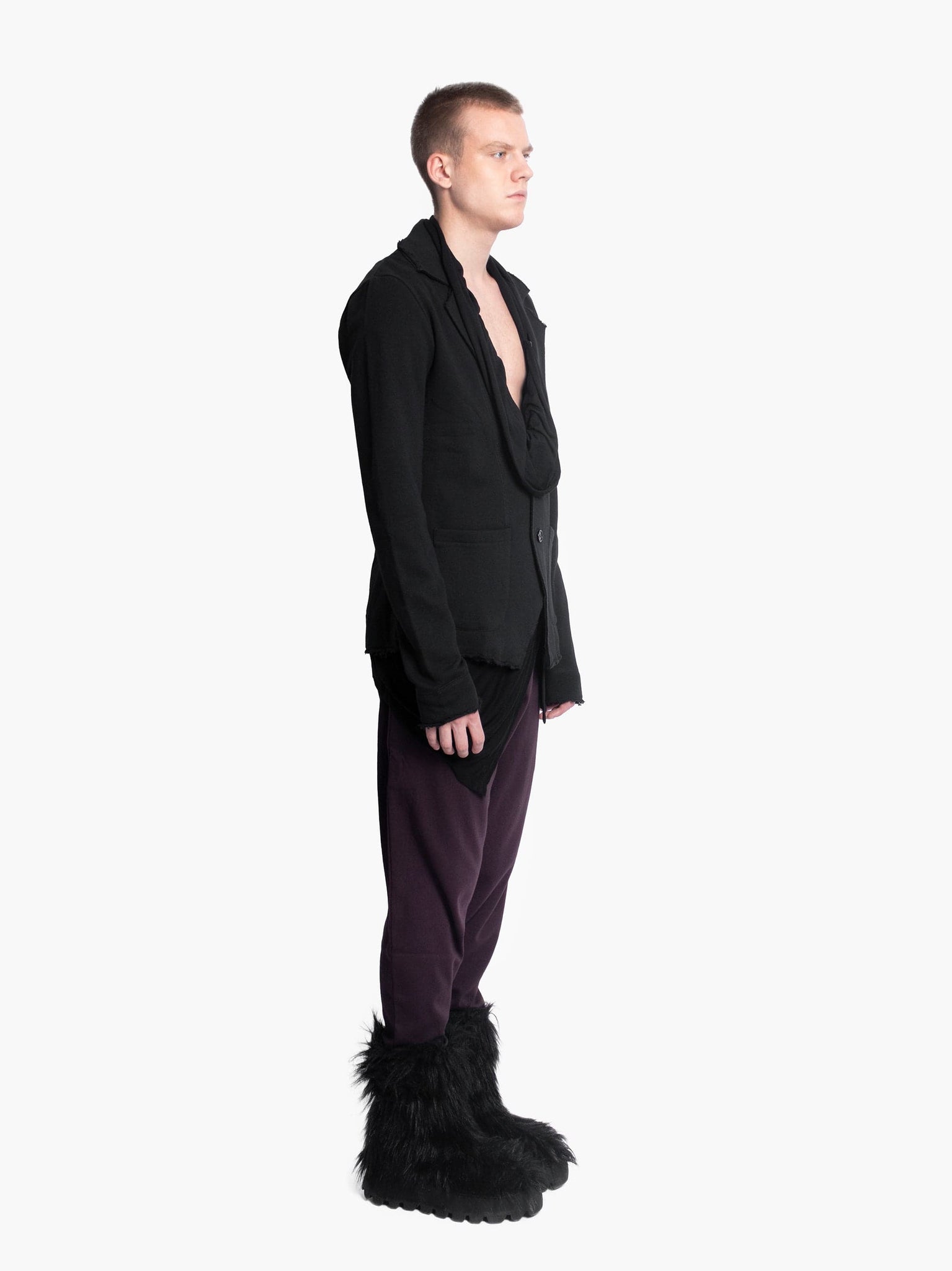 Black Jersey Blazer