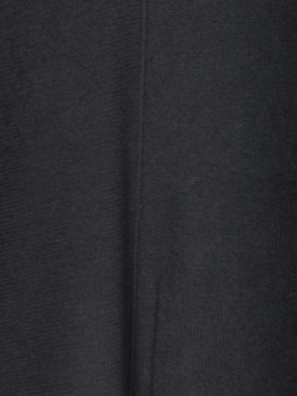 Black Jumper With Draping Material