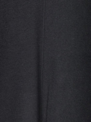 Black Jumper With Draping Material