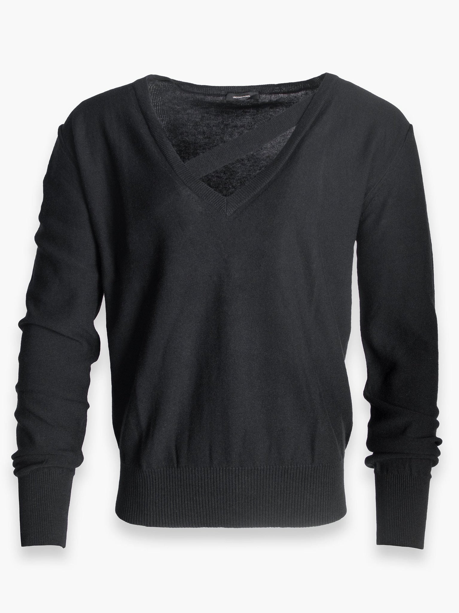 Black Jumper With Strap detail