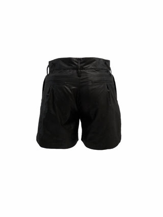 Black Metallic Shorts