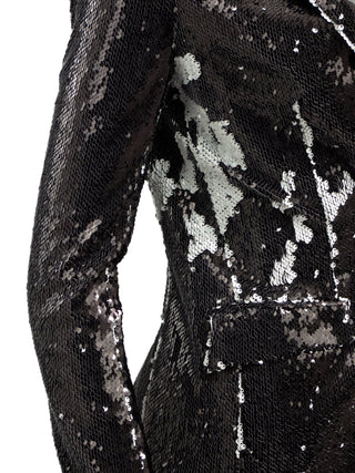 Black Sequin Blazer