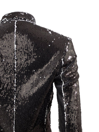 Black Sequin Blazer