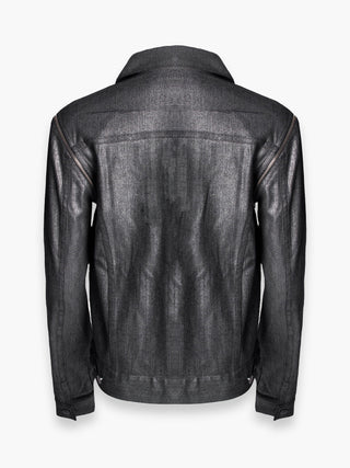 Black/Silver Denim Jacket
