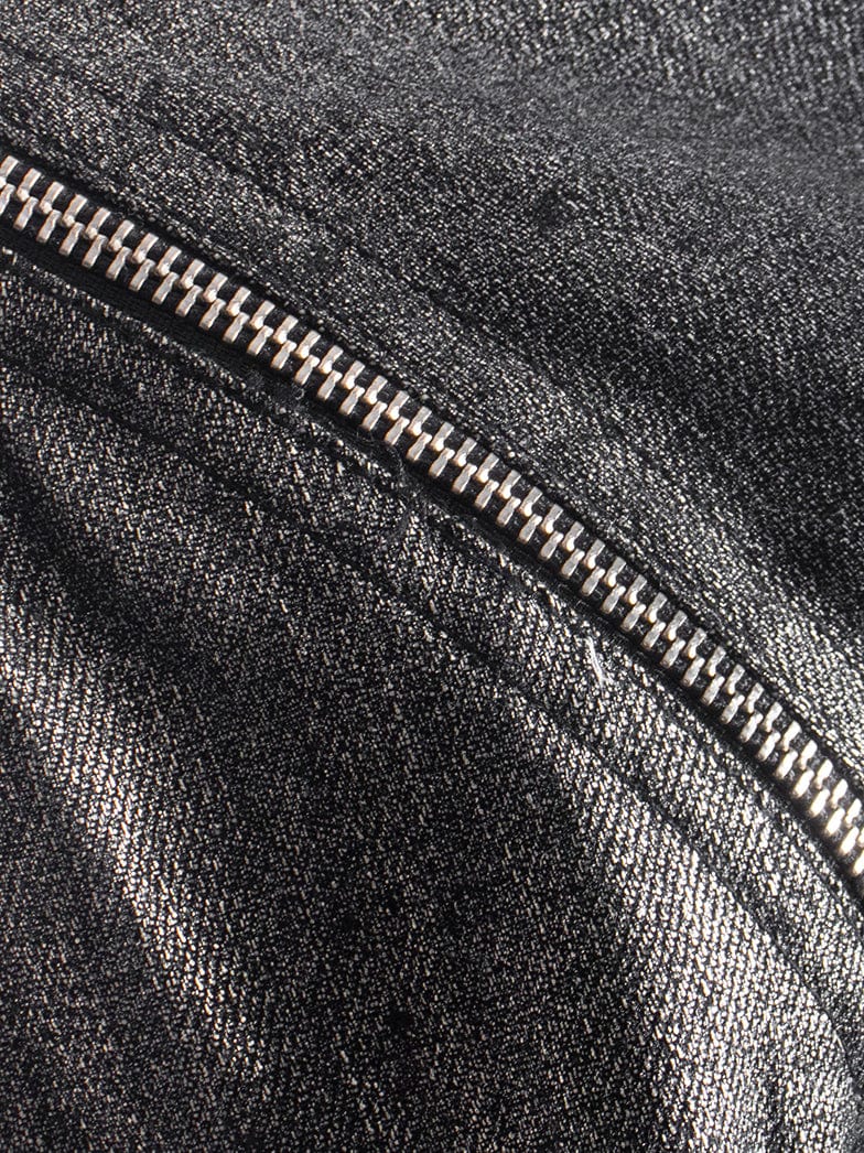 Black/Silver Denim Jacket