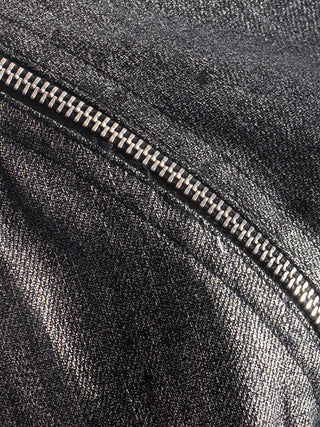 Black/Silver Denim Jacket