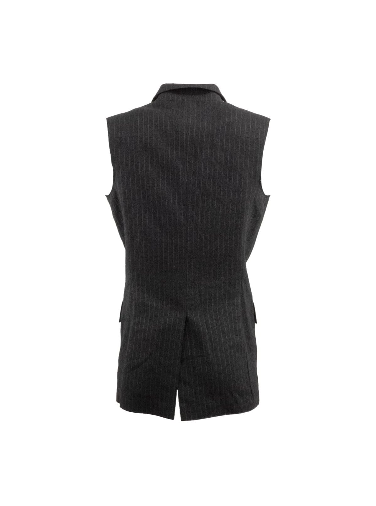 Black Sleeveless Lined Blazer