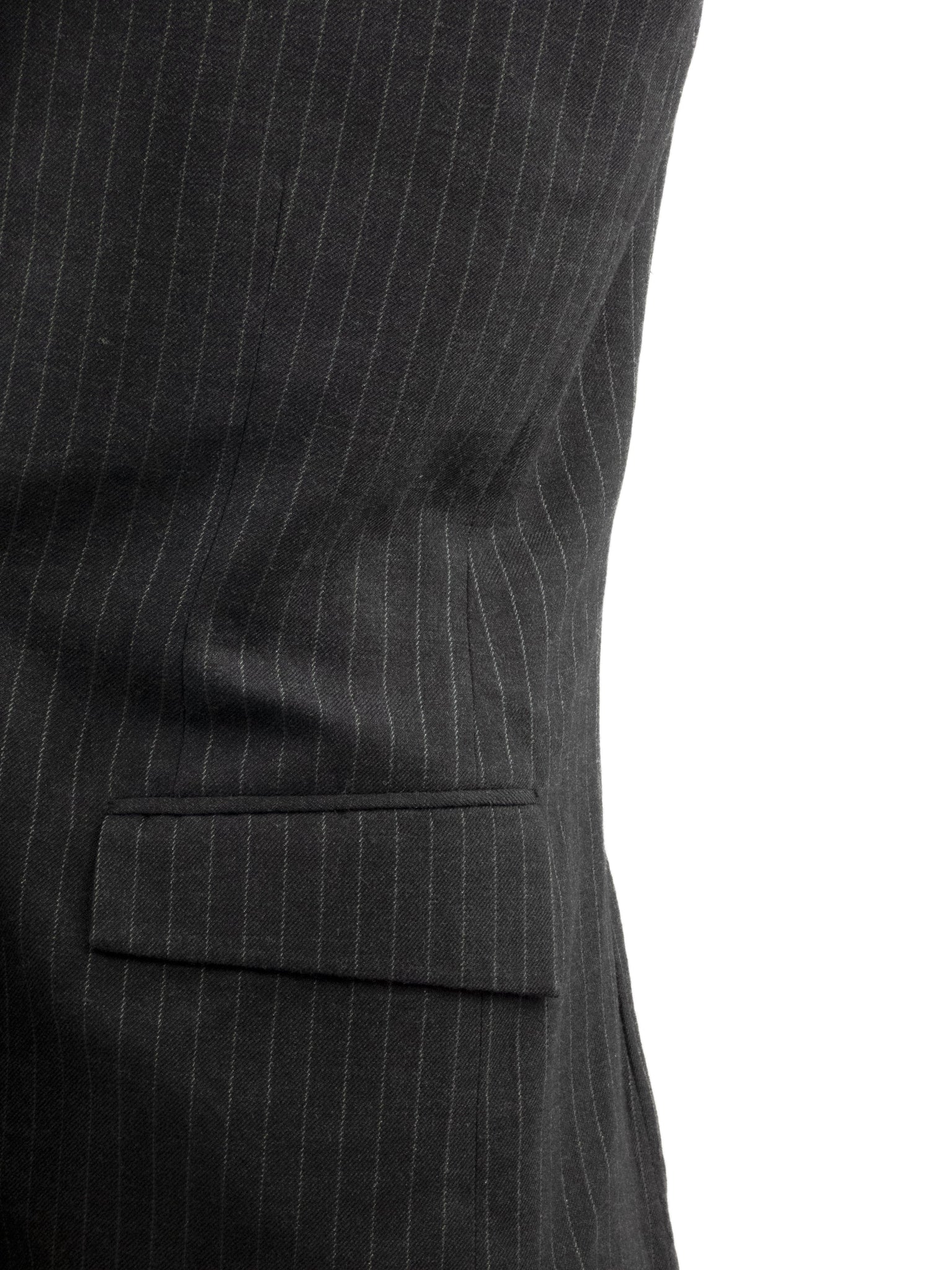 Black Sleeveless Lined Blazer