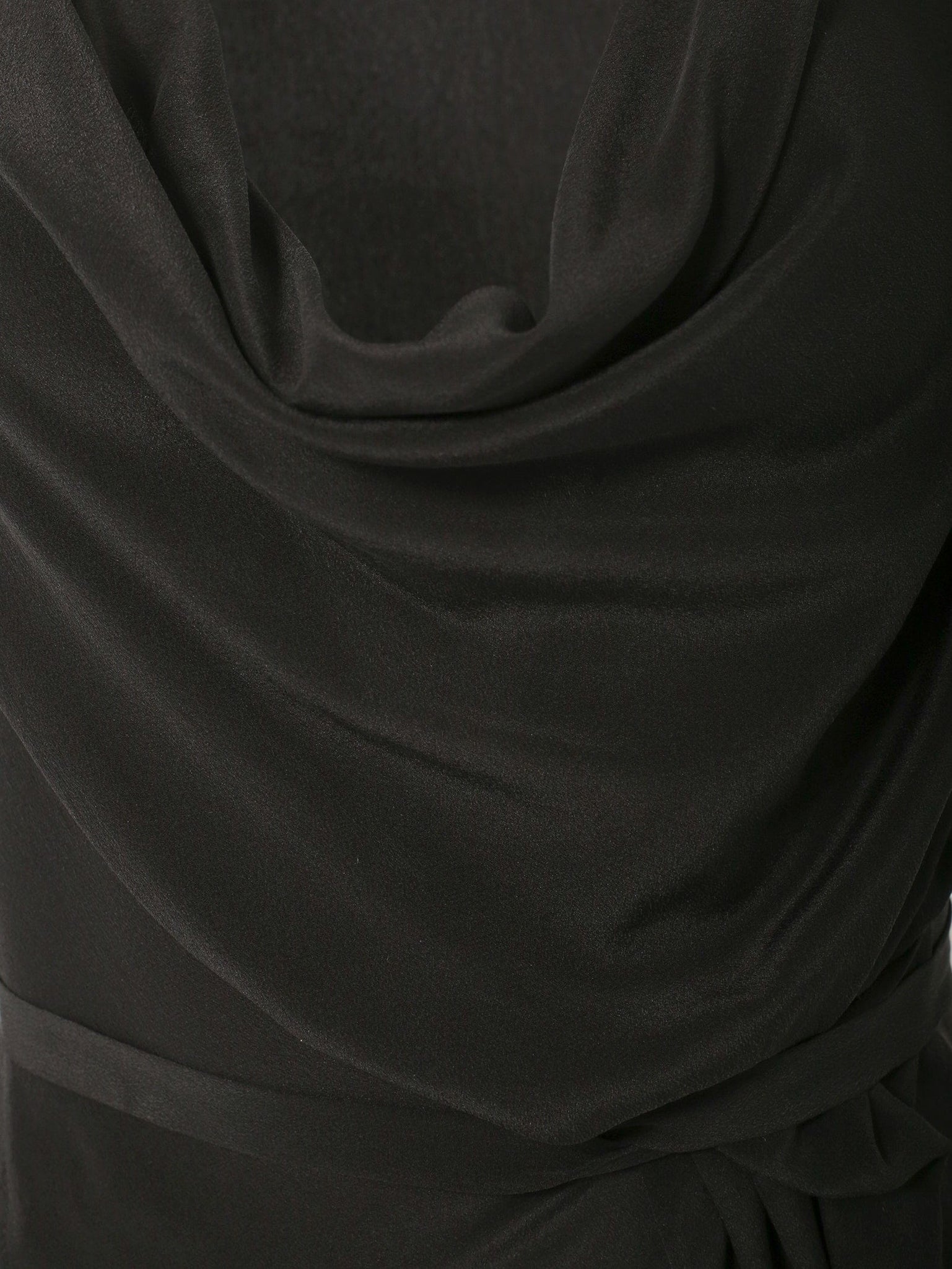 Black Sleeveless Tie Up Dress