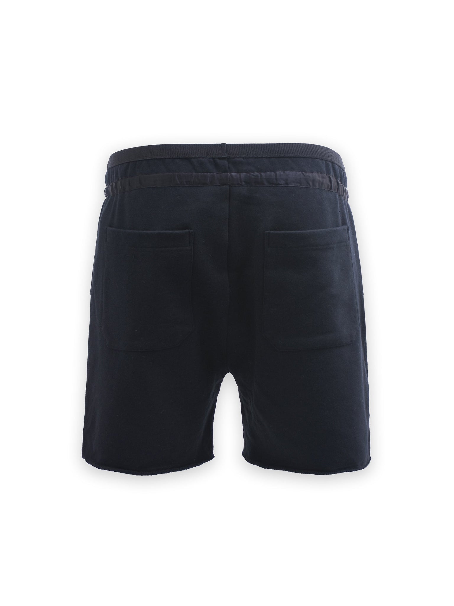 Black Sweatshirt Shorts