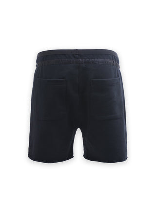 Black Sweatshirt Shorts