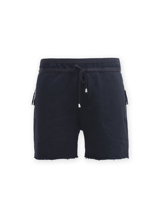 Black Sweatshirt Shorts