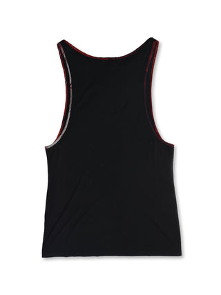 Blood Detailed Black Vest