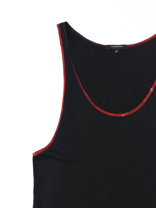 Blood Detailed Black Vest