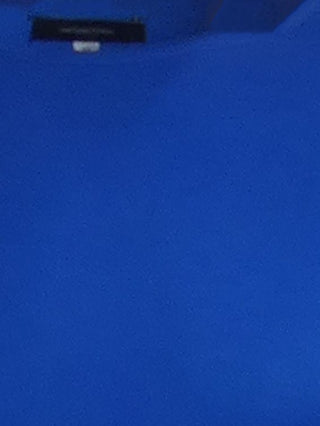 Blue Long-Sleeve Fitted Top