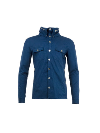 Blue Roll Neck Jacket