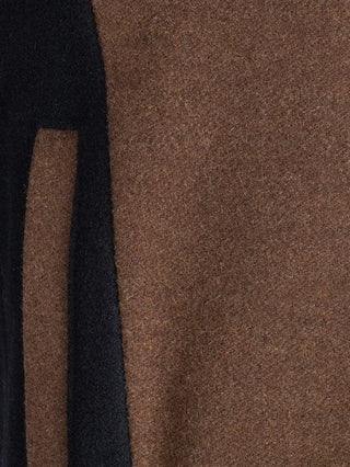 Brown And Black Cropped Jacket