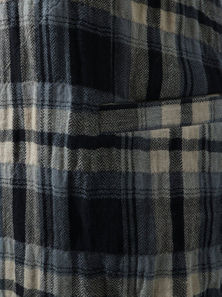 Brown Checked Vest
