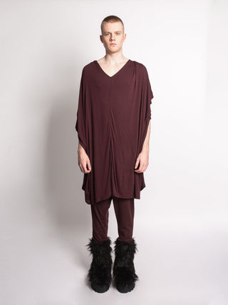 Burgundy Multilayered Shirt