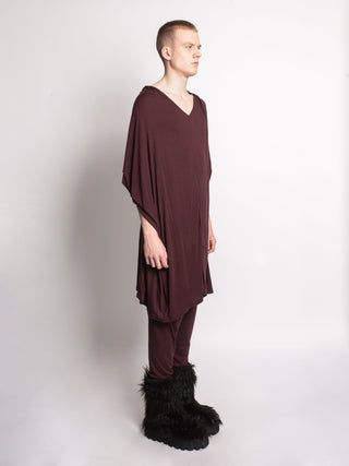 Burgundy Multilayered Shirt