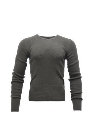 Cashmere Silk Blend Jumper in Dark Green