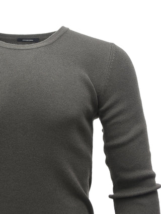 Cashmere Silk Blend Jumper in Dark Green