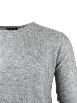 Cashmere Silk Blend Jumper in Grey