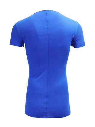 Cobalt Blue Ribbed T-Shirt