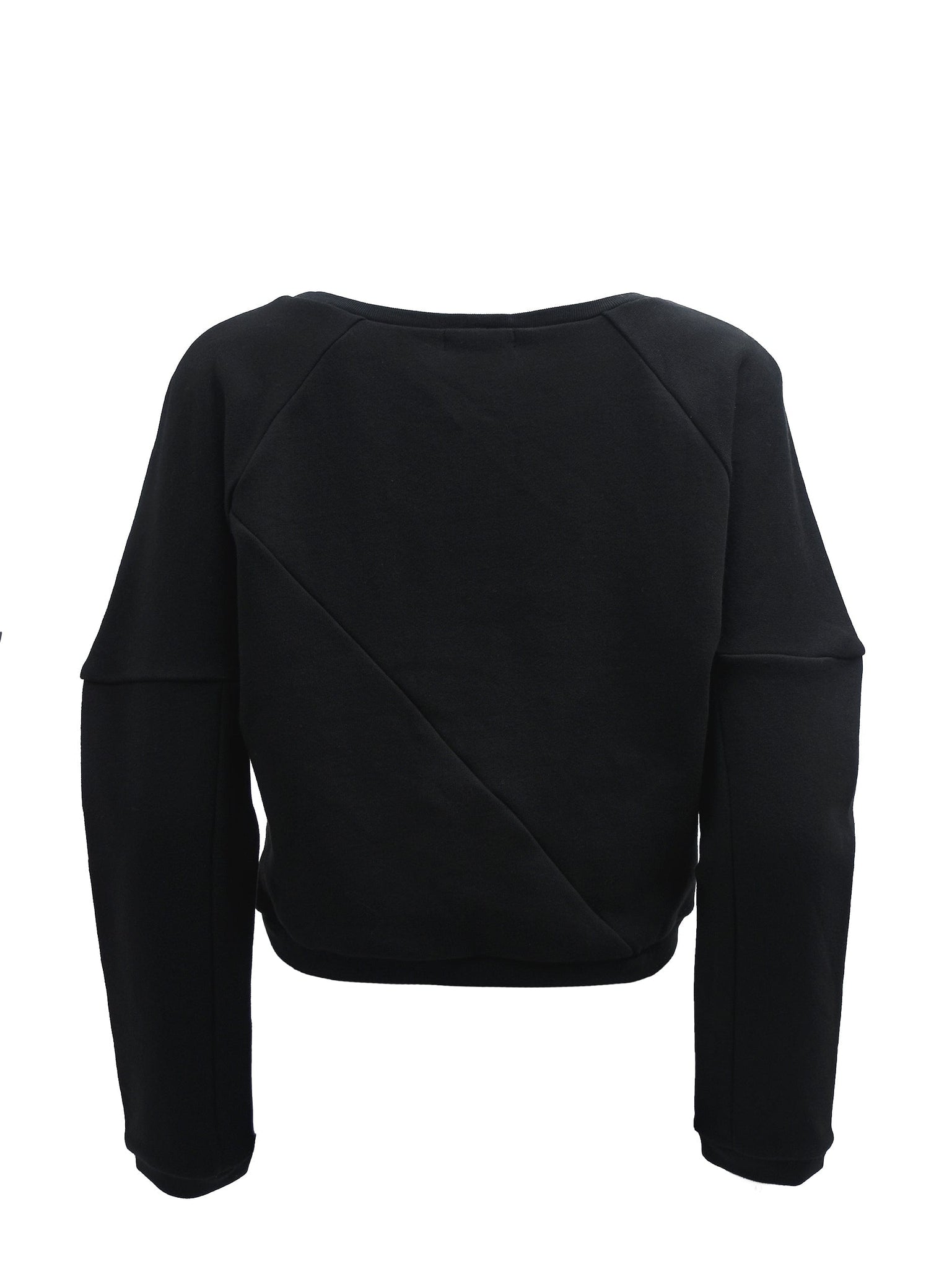 Cropped Sweatshirt in Black