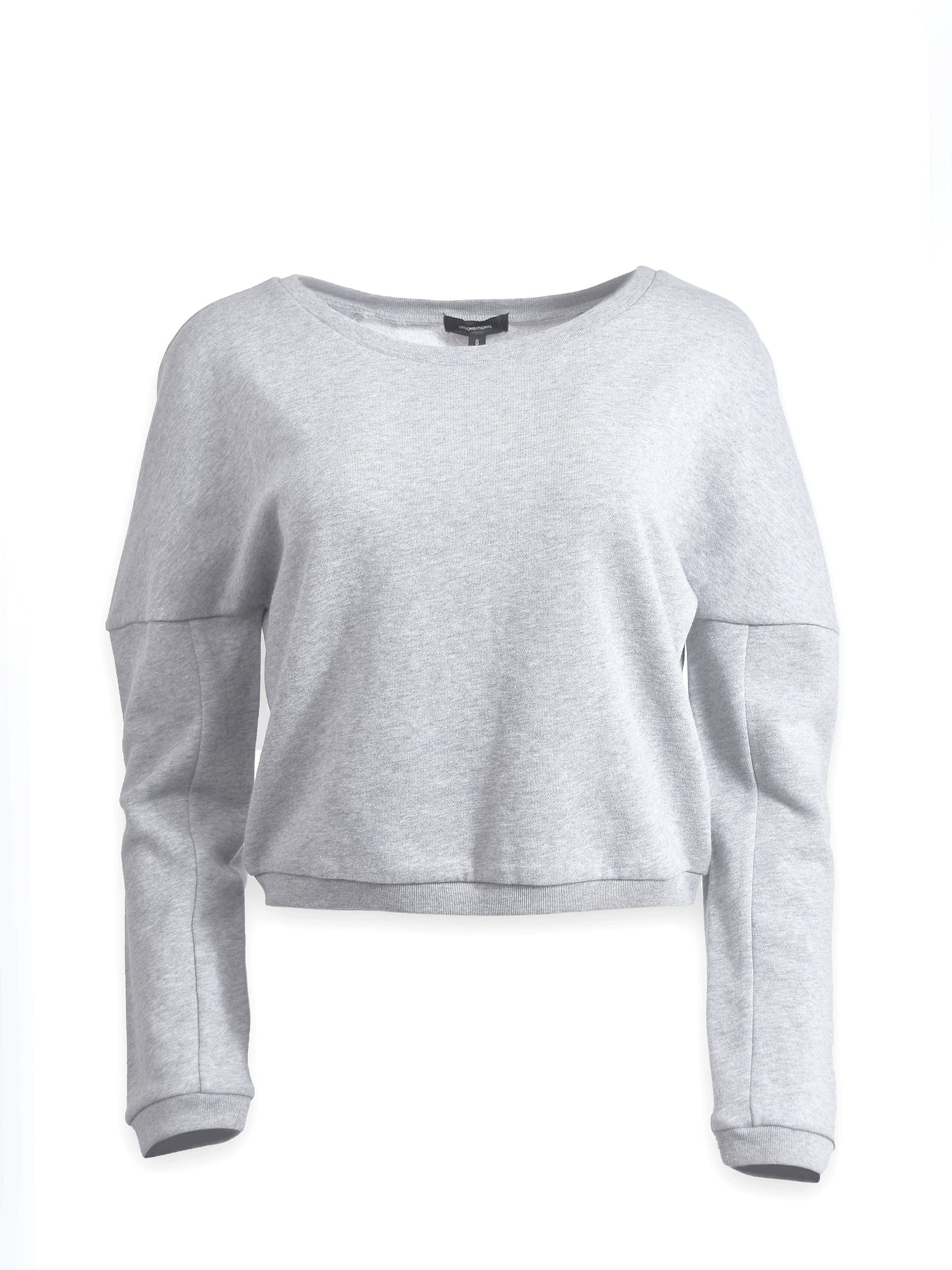 Cropped Sweatshirt in Grey