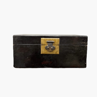 Dark Brown Vintage Chinese Hardwood Case