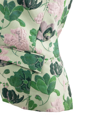 Floral Cutaway Waistcoat