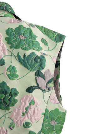 Floral Cutaway Waistcoat