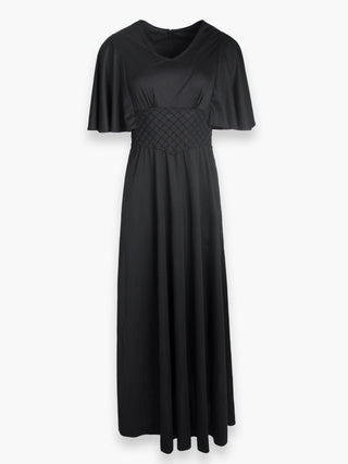 Full Length Black Tea Dress