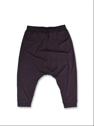 Grape Drop Crotch Cropped Joggers