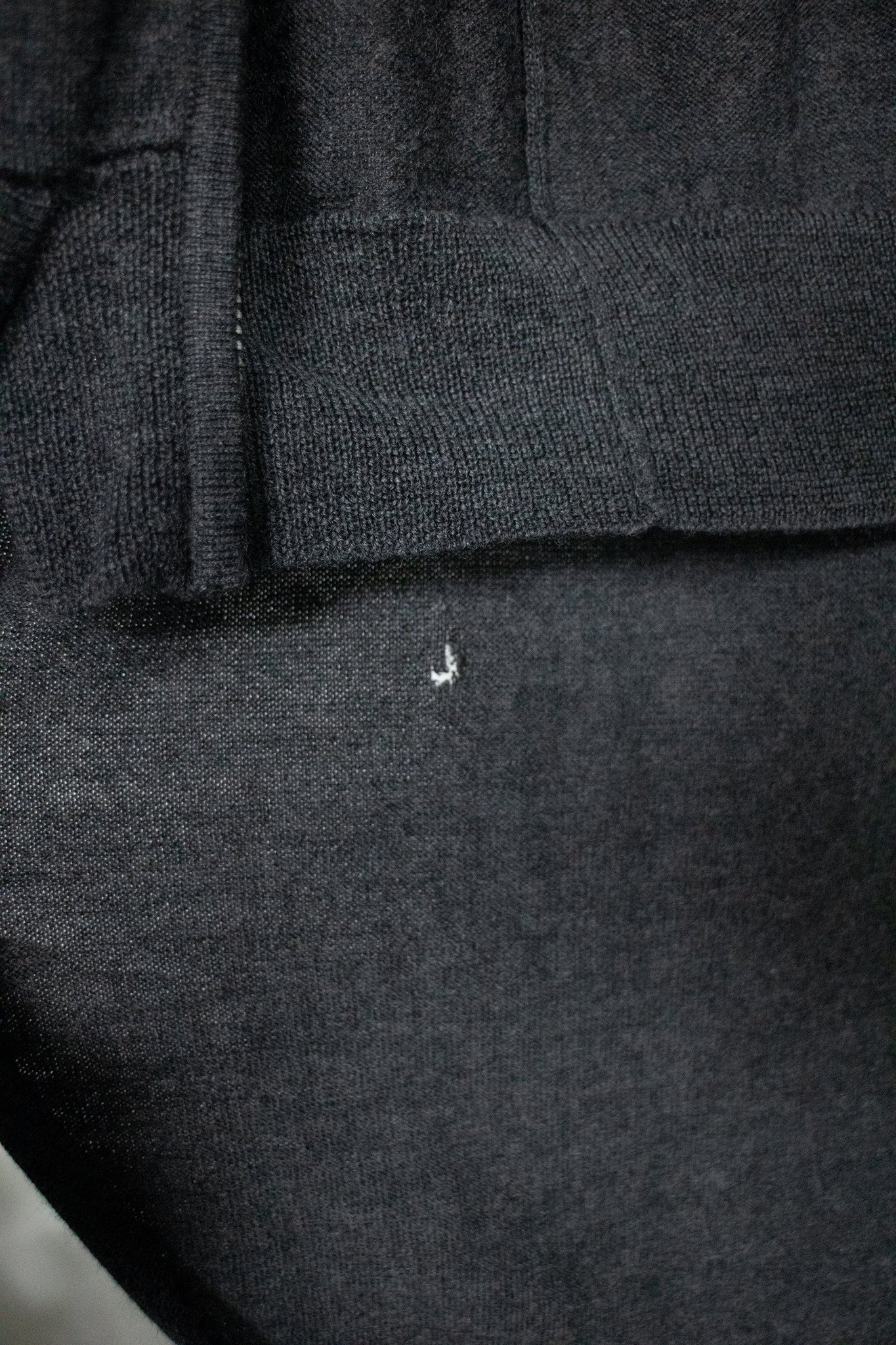 Grey Extra Fine Tail Coat Cardigan