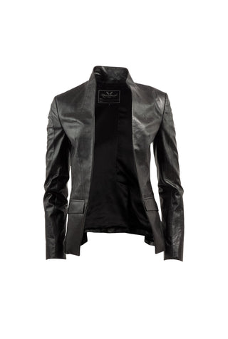 Leather Blazer Style Jacket