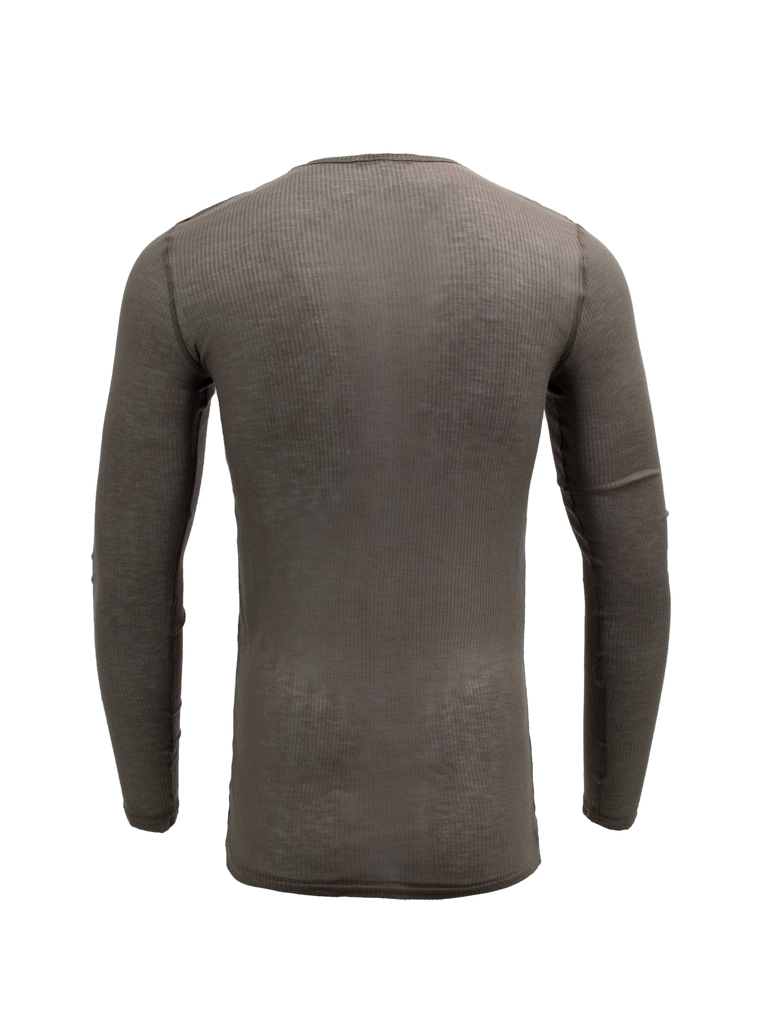 Light Brown Ribbed Longsleeve T-Shirt
