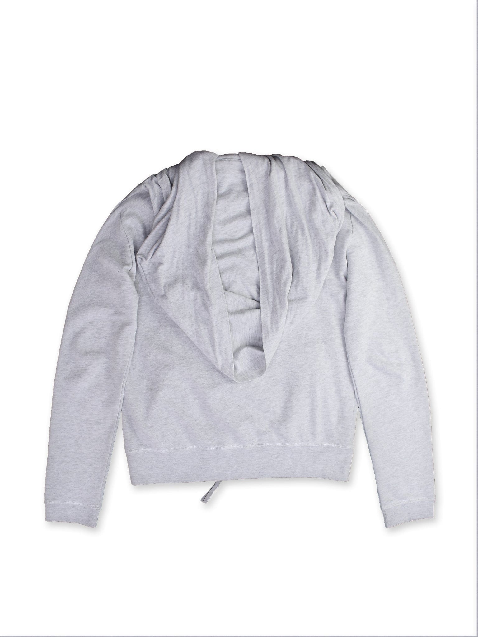 Light Grey Biker Hoodie