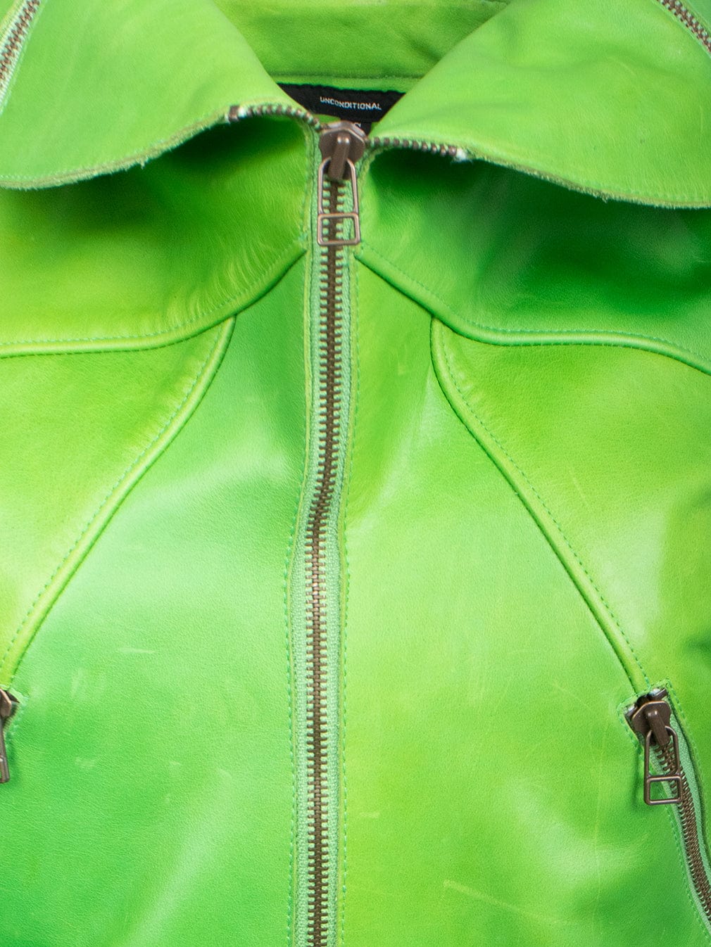 Lime Green Leather Jacket
