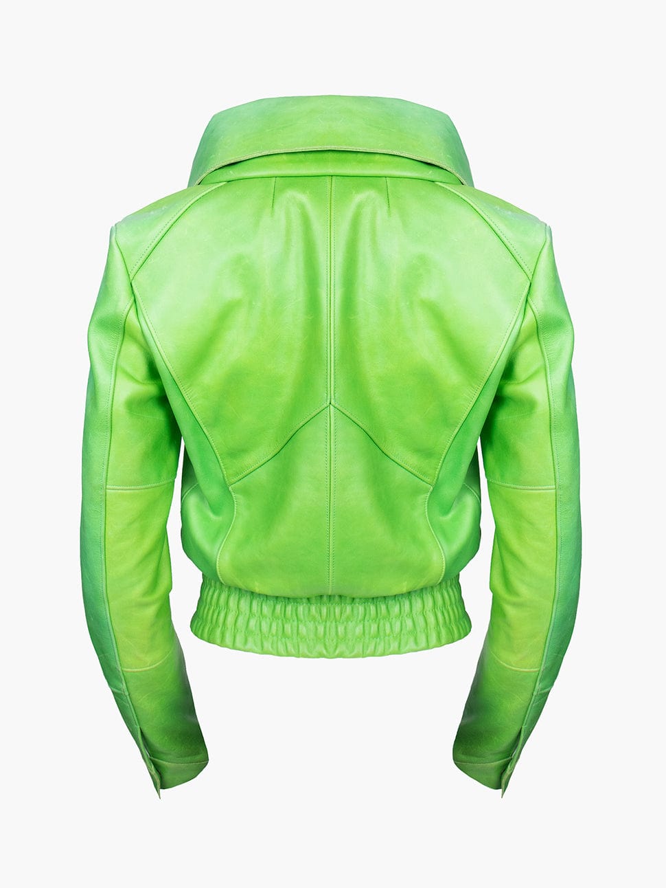 Lime Green Leather Jacket