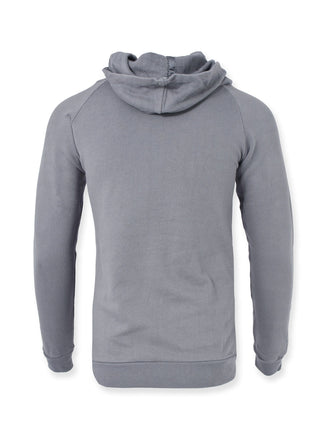 Mouse Grey Funnel Neck Hoodie