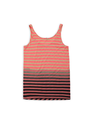 Pink Beige & Charcoal Striped Vest