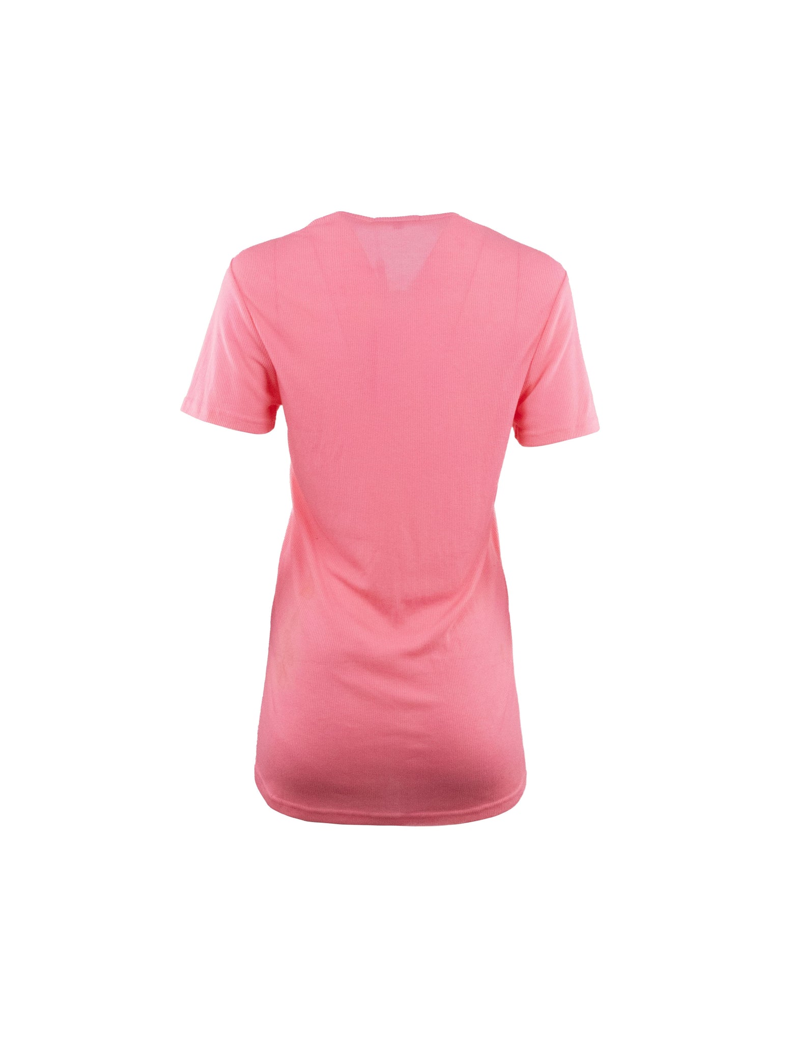 Pink Lined Rayon T-Shirt