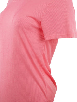 Pink Lined Rayon T-Shirt