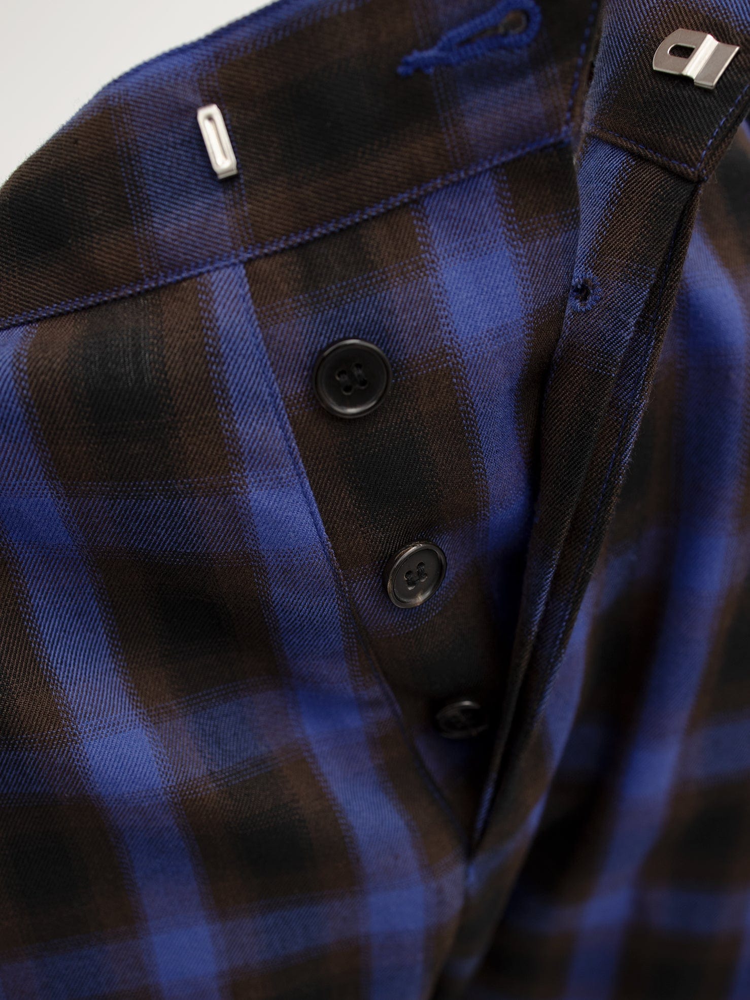 Purple Checked Shorts
