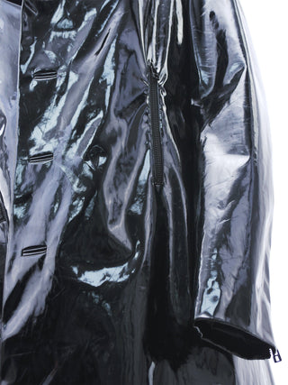 PVC Coat in Black